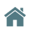 blue house icon